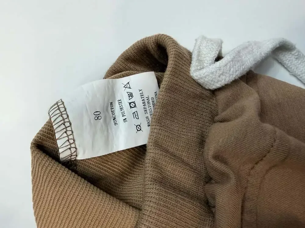 Mama's Bestie Brown Sweatshirt and Jogger Pants 2-Piece Outfit Size 80